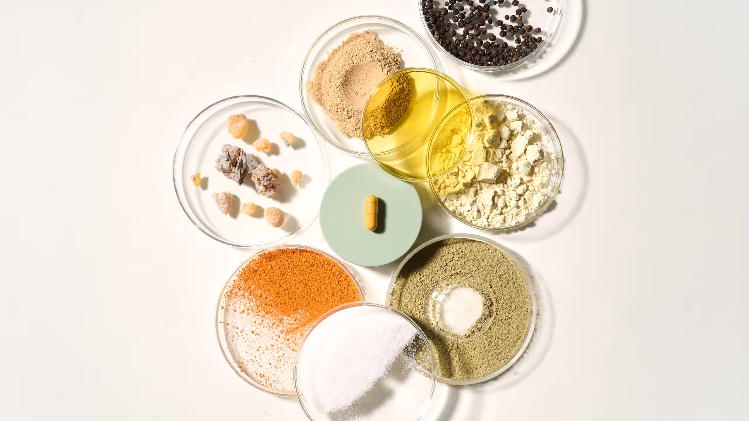 The ProleevaMax actives portioned into individual assay dishes
